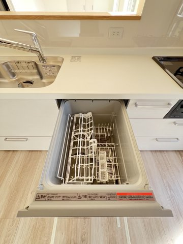 大和高田市大字西坊城全３区画　3号地の洗面所|収納付洗面室です