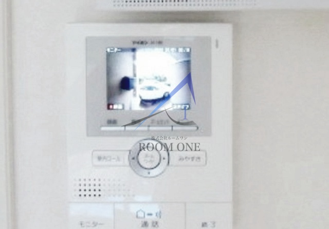 サニータウン武蔵野のセキュリティ|モニター付きインターホンです。