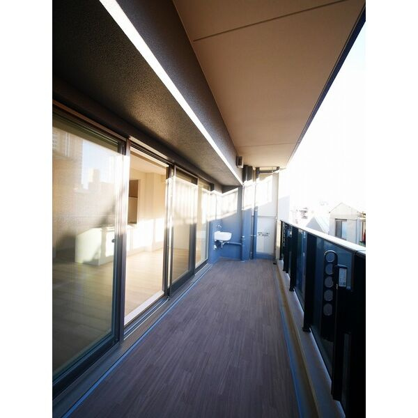 ウィスティリア豊橋のバルコニー