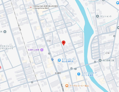 【地図】 | 高山市石浦町5丁目戸建