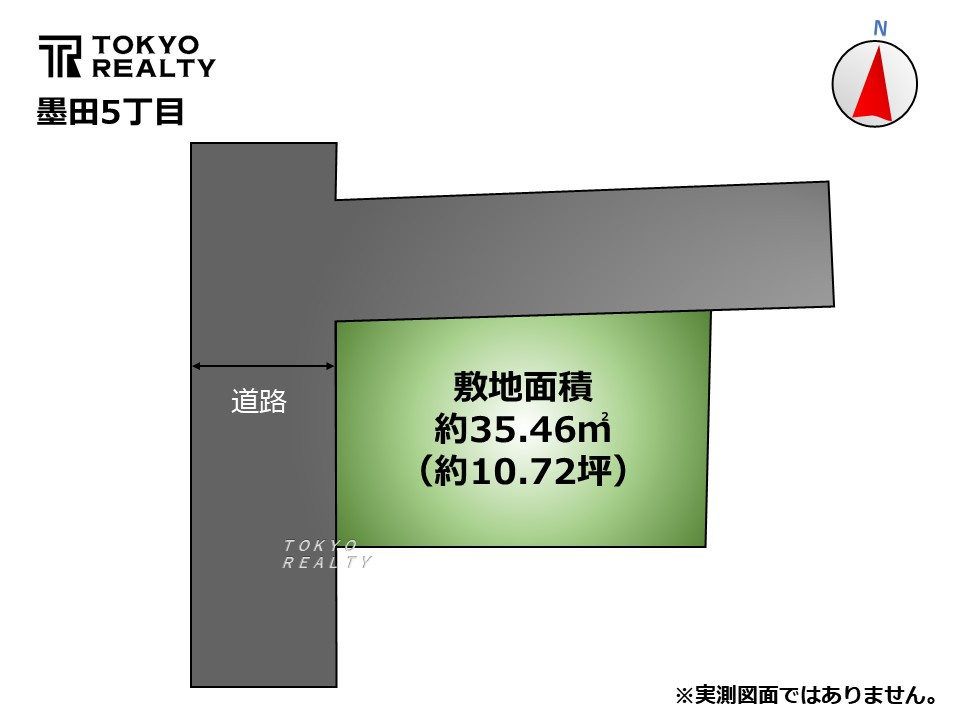墨田区墨田5丁目　新築戸建　全2棟の区画図|区画図

現地ご見学希望・資料請求などお気軽にお問い合わせ下さい！
03-5990-5201