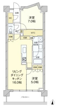 パークシティ高田馬場の間取り