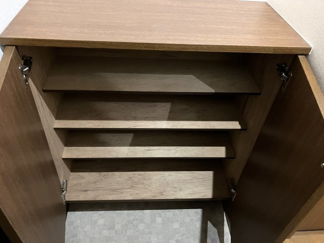 コンフォート東麻布の収納|シューズボックスの上には何を飾りますか？