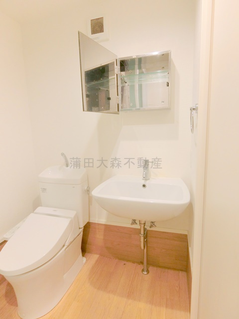 フェリシテ大田区中央の洗面所