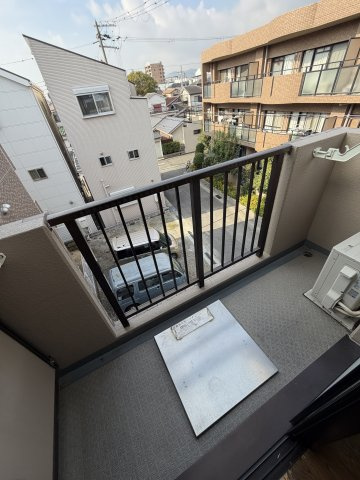 ベージュ野田のバルコニー