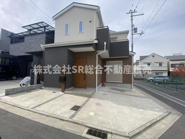 中石切町2丁目中古戸建の外観|北東角地♪2021年築☆完成後未入居物件です！