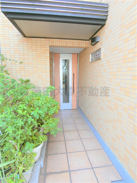 ヴィラSKのエントランス|TVモニター付オートロック