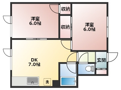 【間取り】 | 【CP対象】幸洋ハイツ | 間取りです