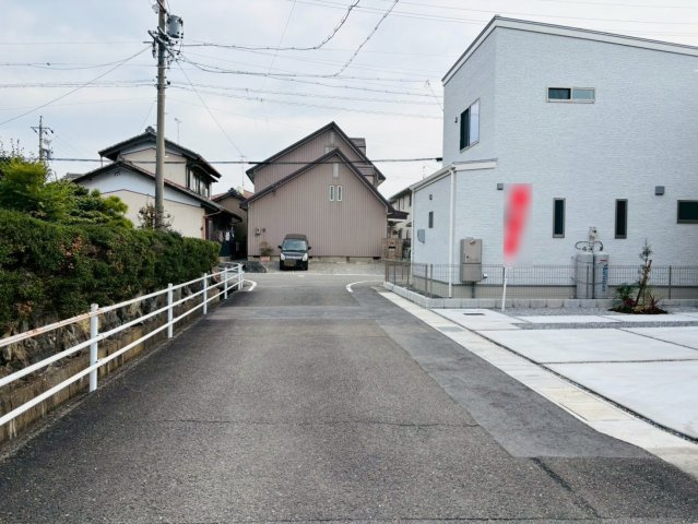 ダイマルタウン　大垣市古知丸２丁目第３　全２区画分譲の前面道路含む現地写真|■前面道路　■ヤマダ不動産　株式会社リライフ　
■夢のマイホーム購入をフルサポートします！