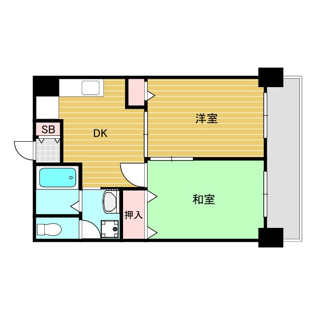第4エンシンハイツの間取り