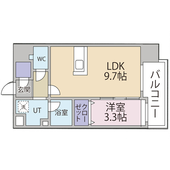 【間取り】 | ヴィラージュ県庁前Ⅱ