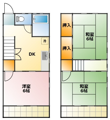 コーポ村田の間取り