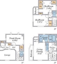 【間取り】 | ご自宅から現地まで、当社スタッフがお車にて、「お迎え・お送り」をしております。ぜひお気軽にお問い合わせくださいませ♪