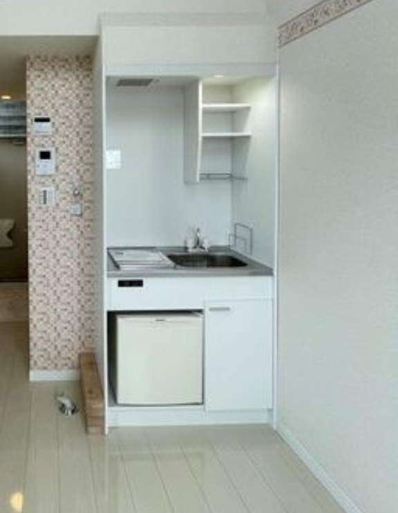 川崎市多摩区東三田２丁目のアパートのキッチン