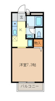 【間取り】 | ビーライン本町 | 間取りです。