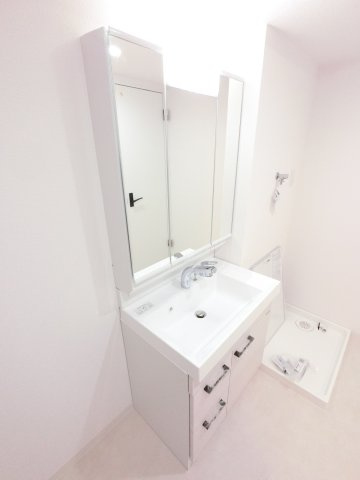 白樺フラッツの独立洗面台