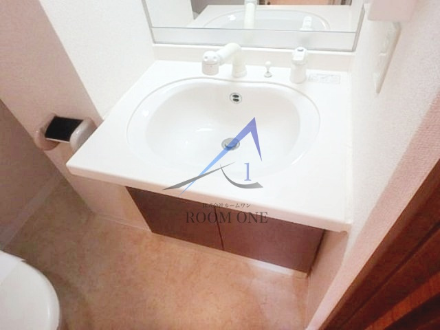 シンシア六本木の洗面所|洗面台です。