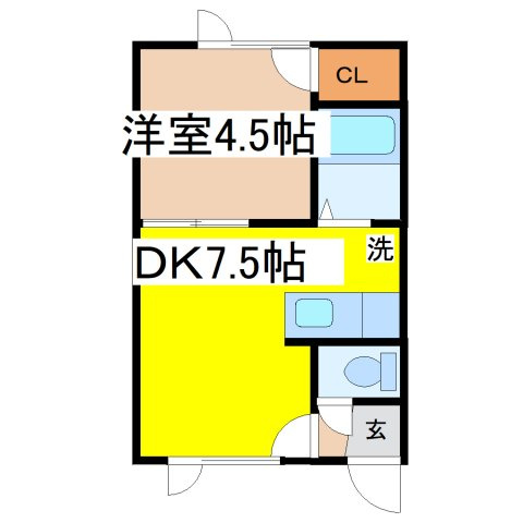 ＩＮ　ＦＵＭＩＺＯＮＯ（インフミゾノ）の間取り