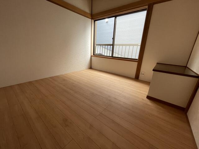 六実七丁目貸家の寝室