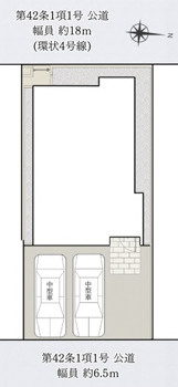 瀬谷区南瀬谷2丁目新築戸建【4LDK+カースペース2台/街並みが整った住宅地/広々なLDK約18帖】の区画図
