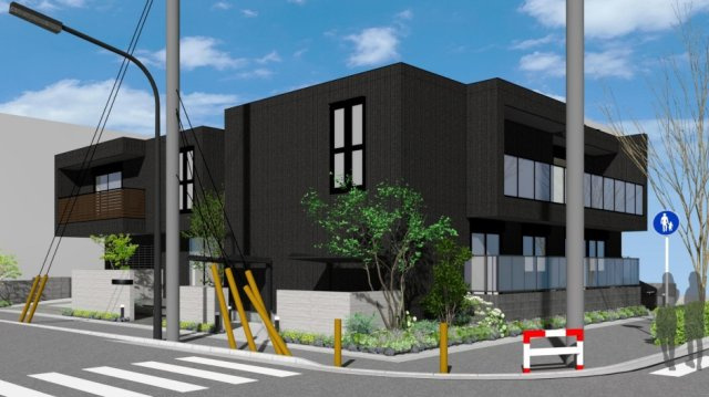 Ｖｉｅ　Ｃｈａｎｔｅｒの外観パース|旭化成ペット共生ヘーベルメゾン
