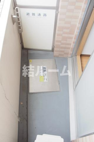 文京区関口２丁目の賃貸マンションのバルコニー