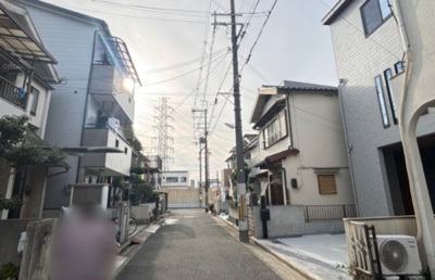 【前面道路含む現地写真】 | 八尾市曙町二丁目　新築戸建