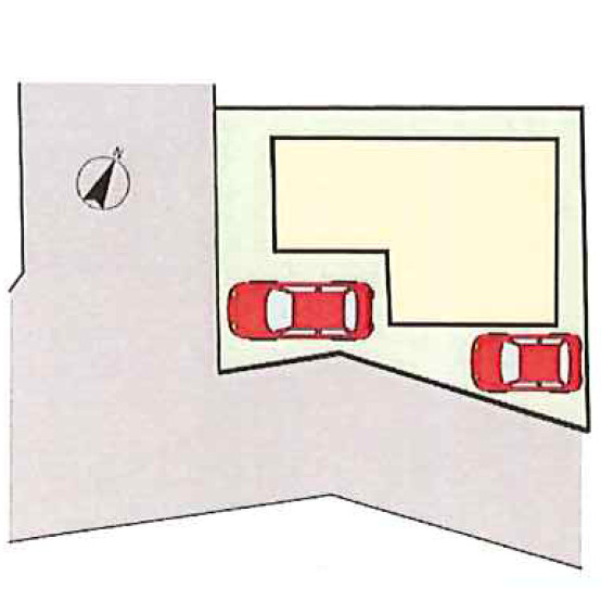 新築／富士見市水子　第５期　全１棟の区画図|駐車２台可能！（車種による）