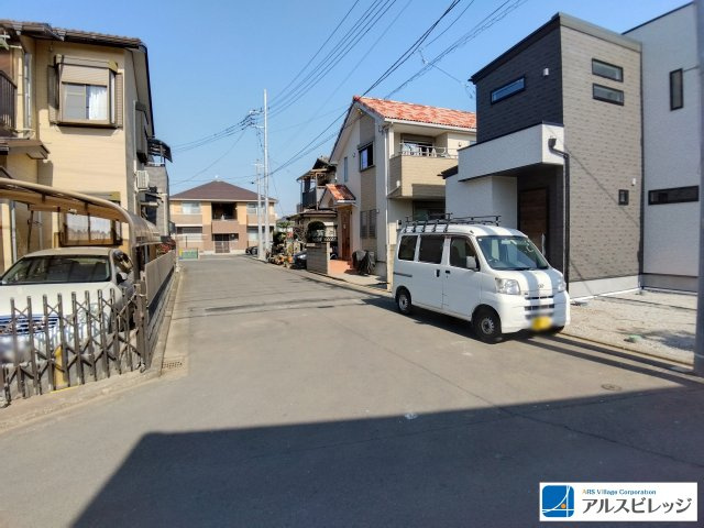 新築／富士見市水子　第５期　全１棟の前面道路含む現地写真