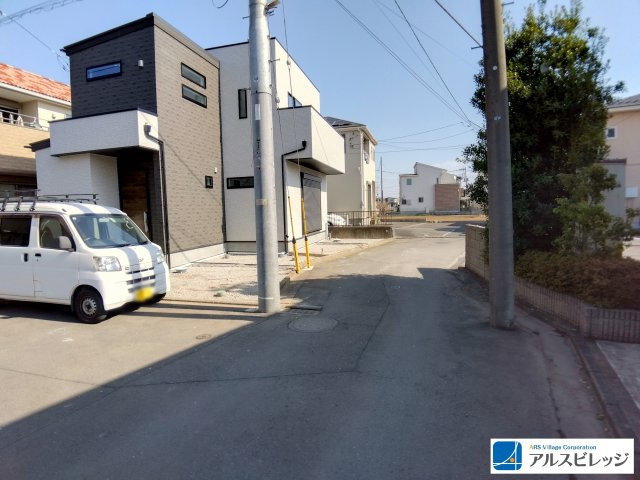 新築／富士見市水子　第５期　全１棟の前面道路含む現地写真