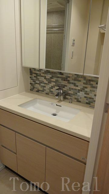 パークハビオ赤坂タワーの洗面所