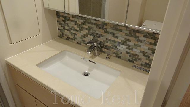 パークハビオ赤坂タワーの洗面所