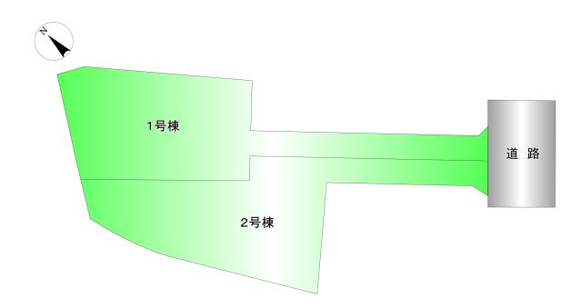 田尻町嘉祥寺新築一戸建て　１号棟の区画図