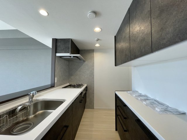 D’クラディア氷川台のキッチン|家族の様子を見ながら調理できる対面キッチン
食洗機付きで後片付けもスムーズに行えます