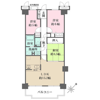 【間取り】 | 藤和ハイタウン守山