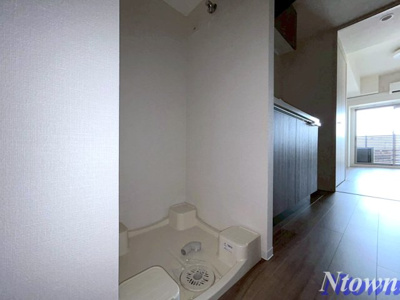 【設備】 | プレサンス今池駅前フェルディノ | 洗濯機置き場です。