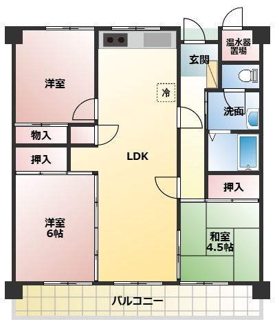 【間取り】 | トーカンマンション健軍東参番館