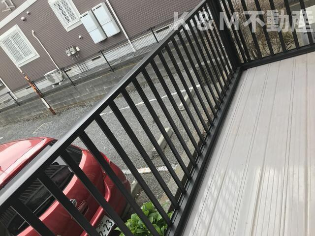 グランドール柏南Ｃ棟のバルコニー|落ち着いた時間を過ごせるバルコニーです