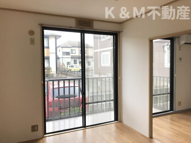 グランドール柏南Ｃ棟の展望|南向き洋室６帖 