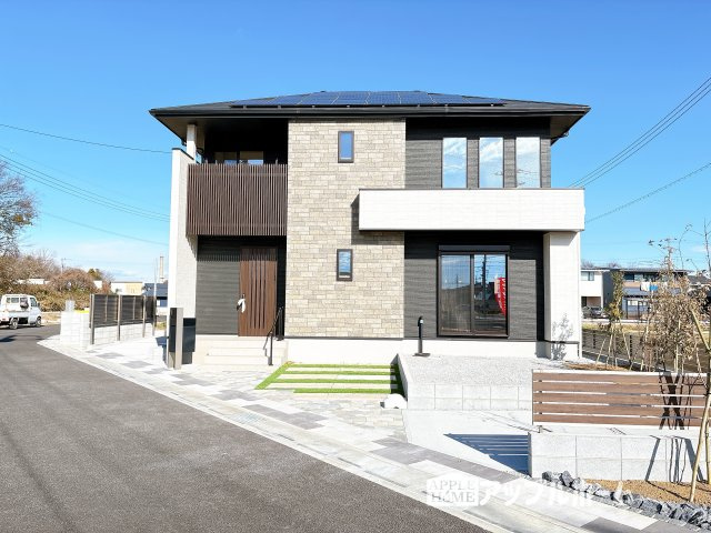 【新築戸建】東松山市松山町3丁目の外観|周辺環境にも恵まれた好立地☆日当たり良好×子育てしやすい環境です！いつでもお気軽にお問合せOKです！TEL「0120-466263」