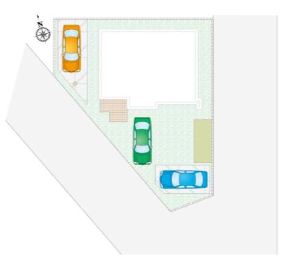 【新築戸建】東松山市松山町3丁目の区画図