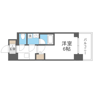【間取り】 | リヴェント難波ウエスト