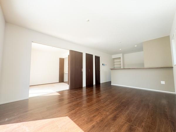 小中島3丁目1期2号棟の区画図|※図面と現況が異なる場合は現況を優先させていただきます。