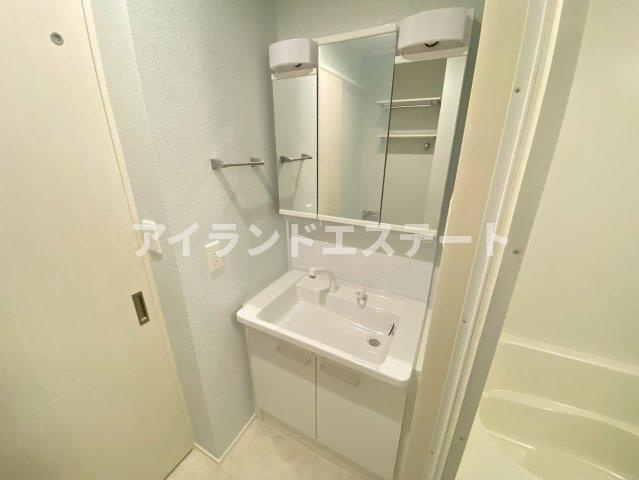 ヴィラ・シンビオーズ三軒茶屋　オートロック　通風良好の独立洗面台