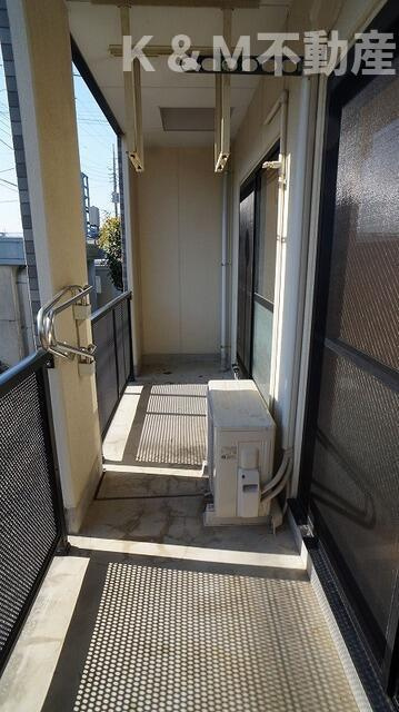 ハイム・コンフォート新松戸のバルコニー|落ち着いた時間を過ごせるバルコニーです