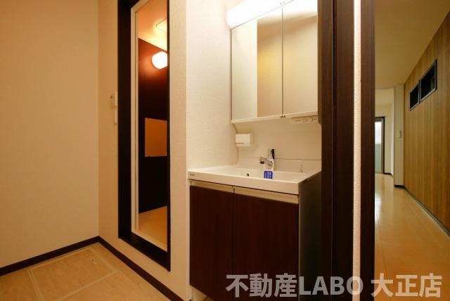 フジパレス住之江Ⅱ番館の独立洗面台