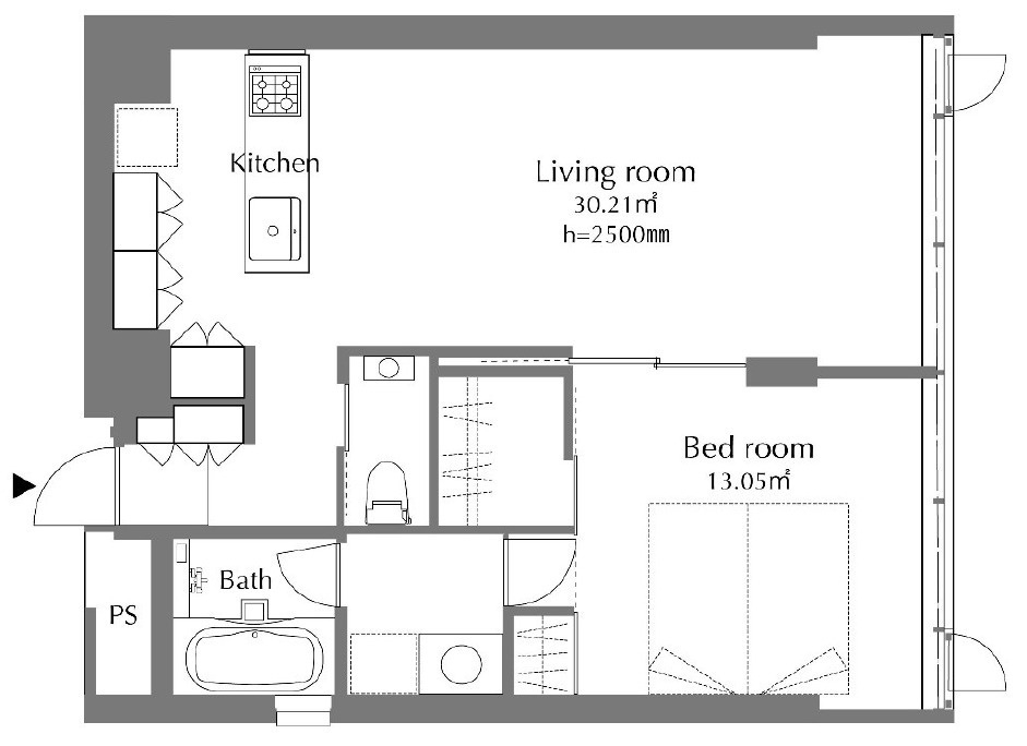 GLASHAUSの間取り