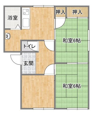 くぼた遊はうすの間取り