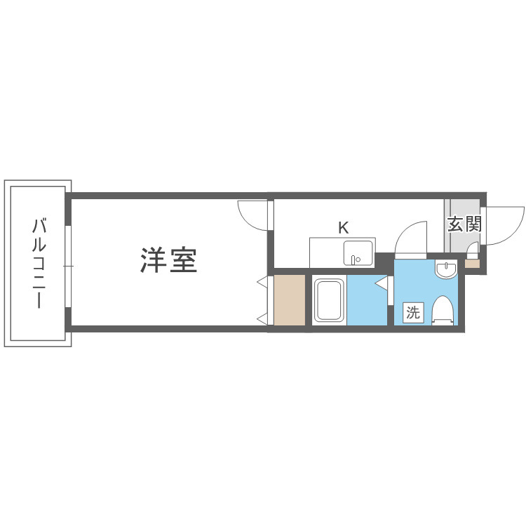 Merry住之江公園の間取り