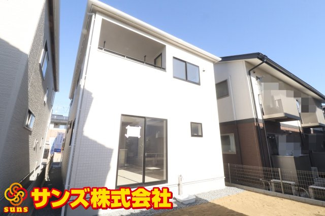 郡山市静西１丁目　　　１号棟　　　大成小学校、郡山第７中学区の外観|南東側から見た外観